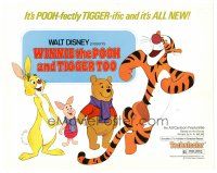 5y154 WINNIE THE POOH & TIGGER TOO TC '74 Walt Disney cartoon, characters created by A.A. Milne!