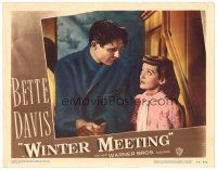 5y979 WINTER MEETING LC #5 '48 Bette Davis was never happier to be next to Jim Davis!