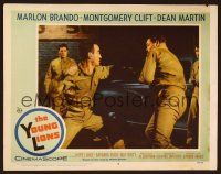 5y996 YOUNG LIONS LC #8 '58 image of soldier Montgomery Clift in fight!