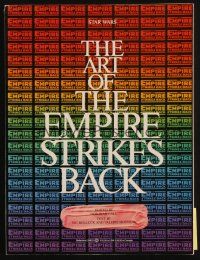 6b151 ART OF THE EMPIRE STRIKES BACK softcover book '80 many wonderful images & much info!