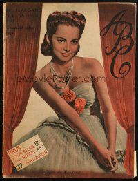 6b494 ABC Dutch magazine January 26, 1947 portrait of pretty Olivia De Havilland!
