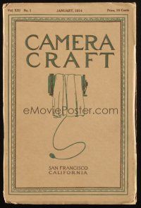 6b250 CAMERA CRAFT magazine January 1914 The Transatlantic Journey of the Film!