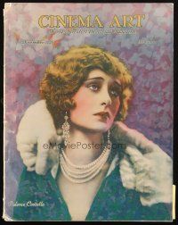 6b402 CINEMA ART magazine November 1926 great cover portrait of pretty Dolores Costello!