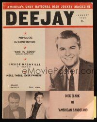 6b409 DEEJAY magazine January 1958 Dick Clark of American Bandstand, Paul Anka & much more!