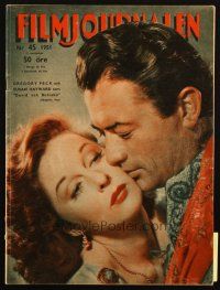 6b465 FILMJOURNALEN Swedish magazine Nov 11, 1951 Gregory Peck & Susan Hayward, David & Bathsheba!