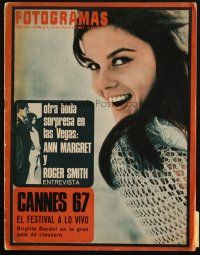 6b464 FOTOGRAMAS Spanish magazine May 19, 1967 great cover portrait of sexy Ann-Margret!