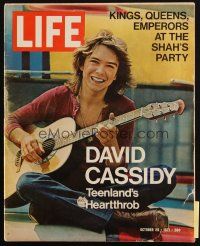 6b260 LIFE MAGAZINE magazine October 29, 1971 David Cassidy, Teenland's Heartthrob!