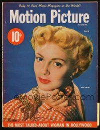 6b299 MOTION PICTURE magazine June 1948 great portrait of pretty Lana Turner by Eric Carpenter!