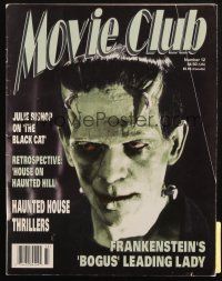 6b419 MOVIE CLUB magazine Autumn 1997 Frankenstein's Bogus Leading Lady, great monster images!