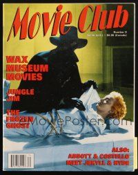 6b418 MOVIE CLUB magazine Winter 1997 Vincent Price & dead Carolyn Jones in House of Wax!