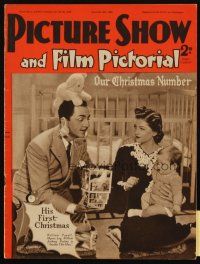 6b454 PICTURE SHOW English magazine Dec 9, 1939 William Powell & Myrna Loy in Another Thin Man!