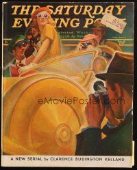 6b262 SATURDAY EVENING POST magazine December 4, 1937 great cover art by Michael Dolas!