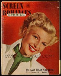 6b381 SCREEN ROMANCES magazine April 1948 sexy blonde Rita Hayworth in Lady From Shanghai