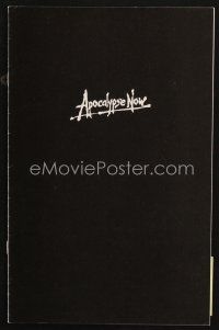 6b150 APOCALYPSE NOW program book '79 Francis Ford Coppola, Marlon Brando, Sheen!