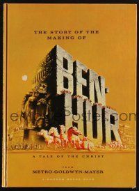 6b156 BEN-HUR hardcover program book '60 Charlton Heston, William Wyler classic religious epic!