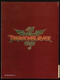 6b178 DRAGONSLAYER souvenir program book '81 Peter MacNicol, cool Disney fantasy movie!