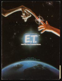 6b179 E.T. THE EXTRA TERRESTRIAL souvenir program book '82 Drew Barrymore, Spielberg classic!