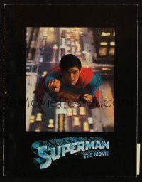 6b237 SUPERMAN souvenir program book '78 comic book hero Christopher Reeve, Gene Hackman