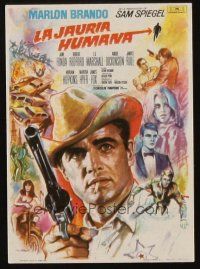6b712 CHASE Spanish herald '66 Marlon Brando, Jane Fonda, Robert Redford, different Mac Gomez art!