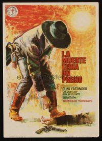 6b721 FOR A FEW DOLLARS MORE Spanish herald '66 Sergio Leone, cool different Mac Gomez art!