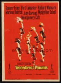 6b744 JUDGMENT AT NUREMBERG Spanish herald '62 Spencer Tracy, Judy Garland, Lancaster, Dietrich