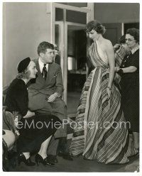 6b044 HOLLYWOOD GOES TO TOWN candid 9x11.25 still '38 Claudette Colbert, Carole Lombard, by Richee!
