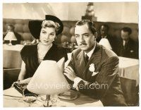 6b045 HOODLUM SAINT deluxe 10x13 still '46 William Powell & sexy Esther Williams sitting at table!