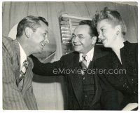 6b029 EDWARD G. ROBINSON/IDA LUPINO/ROBERT YOUNG deluxe 11.25x14 still '30s great c/u of the stars!