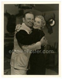 6b116 WALLACE BEERY deluxe 10x13 still '30s with wife Rita Gilman by Clarence Sinclair Bull!