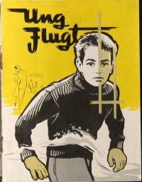 6b558 400 BLOWS Danish program '59 wonderful Stilling art of Jean-Pierre Leaud as young Truffaut!