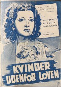 6b561 ALLOTMENT WIVES Danish program '46 different art of sexy smoking Kay Francis by Lundvald!