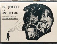 6b586 DR. JEKYLL & MR. HYDE Danish program R60s Spencer Tracy as half-man, half-monster, different!
