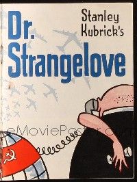 6b588 DR. STRANGELOVE Danish program '64 Stanley Kubrick classic, Sellers, Tomi Ungerer art!