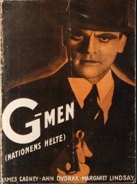 6b598 G-MEN Danish program '36 James Cagney, Ann Dvorak, Margaret Lindsay, different images!