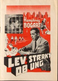 6b616 KNOCK ON ANY DOOR Danish program '49 Humphrey Bogart, John Derek, Nicholas Ray, different!