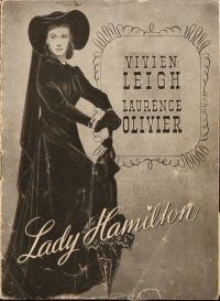 6b658 THAT HAMILTON WOMAN Danish program '46 different images of Vivien Leigh & Laurence Olivier!