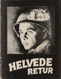 6b661 TO HELL & BACK Danish program '57 Audie Murphy's life story as a kid soldier in WWII!