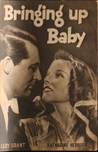 6b534 BRINGING UP BABY English program '38 Katharine Hepburn, Cary Grant, Barry Fitzgerald