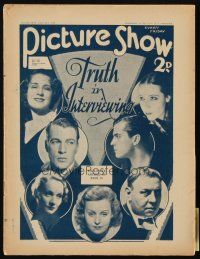 6b447 PICTURE SHOW English magazine August 26, 1933 John Barrymore and his Films + more!