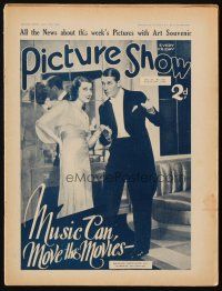 6b442 PICTURE SHOW English magazine August 27, 1932 Maurice Chevalier, Erich von Stroheim & more!