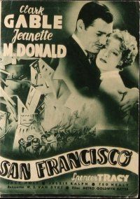 6b687 SAN FRANCISCO Polish herald '36 different images of Clark Gable & sexy Jeanette MacDonald!