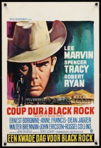 5z023 BAD DAY AT BLACK ROCK Belgian R70s different Wik art of Lee Marvin & Spencer Tracy!