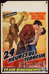 5z069 DAY OF FURY Belgian '56 Dale Robertson is the last of the Maverick Killers, Mara Corday