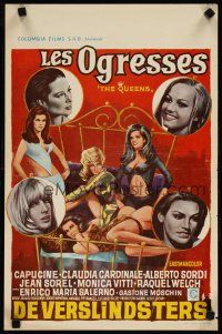 5z194 QUEENS Belgian '67 sexy Capucine, Claudia Cardinale, Raquel Welch, Monica Vitti!