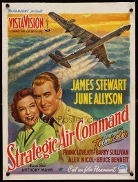 5z239 STRATEGIC AIR COMMAND Belgian '55 military pilot James Stewart, June Allyson, airplane art!