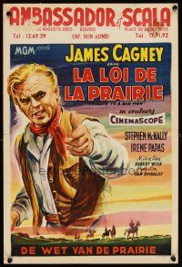 5z265 TRIBUTE TO A BAD MAN Belgian '56 different art of cowboy James Cagney!