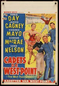5z277 WEST POINT STORY Belgian '50 dancing military cadet James Cagney, Virginia Mayo, Doris Day