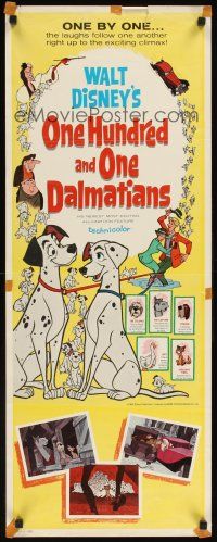 5z628 ONE HUNDRED & ONE DALMATIANS insert '61 most classic Walt Disney canine family cartoon!