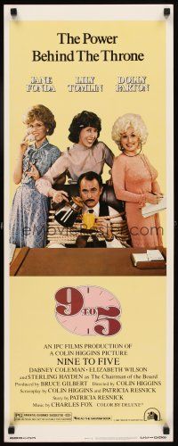 5z427 9 TO 5 insert '80 Dolly Parton, Jane Fonda & Lily Tomlin w/tied up Dabney Coleman!