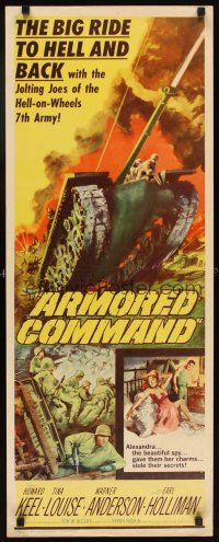5z439 ARMORED COMMAND insert '61 big ride to Hell & back with the jolting Joes of the 7th Army!